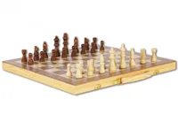 GROßES GESCHENK Glas Schach Spiel Set Glas Bord Matt Schach Stück 25cm 20cm