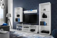 komodee®, RTV nábytková sestava Taranto Medio, Bílá,  Do obývacího pokoje, ložnice