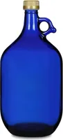 5L Premium blaue Flasche Wasserflasche Essig-Öl Weinballon Glasballon