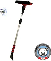 Skrobaczka do lodu z miotełką i ściągaczką (86-132 cm)