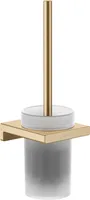 Hansgrohe AddStoris - Bürstenhalter Wandmontage, Glas matt/Bronze gebürstet 41752140