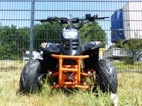 125ccm Quad ATV Automatikgetriebe 6 Zoll Kinderquad 4Takt KXD Quad Schwarz