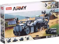 Sluban Army Deutsche Truppe mit Fahrzeugen M38-B0681