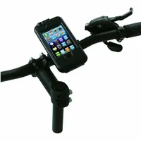 WICKED CHILI QuickMOUNT Fahrradhalterung / Motorradhalterung Set für Apple  iPhone 12 / 12 Pro (6,1 Zoll) Fahrrad / Motorrad Handy Halterung, schwarz