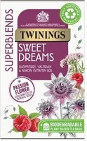 Twinings Superblends - Sweet Dreams  - Raspberry, Valerian & Niacin, 20 Beutel, 40g