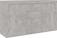 vidaXL Sideboard Betongrau 120x36x69 cm Holzwerkstoff