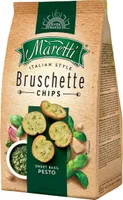Maretti Bruschette Chips Sweet Basil Pesto gebackene Brotscheiben 150g