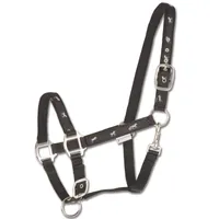 Waldhausen Halfter Pferdchen Stallhalfter Schwarz WB