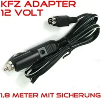 KFZ-Adapter 12V DC Zigarettenanzünder-Kabel f. LED Fernseher mit 4-PIN Stecker