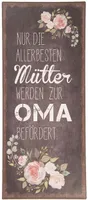 Textová cedule 13x30 cm - Clayre &amp; Eef 6Y3640DZ