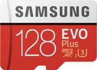 SAMSUNG FLASH EVO Plus 128GB microSDXC UHS-I U3 100MB-s Full HD & 4K UHD Speicherkarte inkl. SD-Adapter