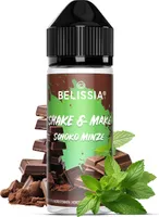 Belissia Shake and Make Schoko-Minze - 10ml hochdosiertes Lebensmittelaroma + 120ml Schüttelflasche - Für Backen, Speisen, Getränke, Shakes & Raumduft