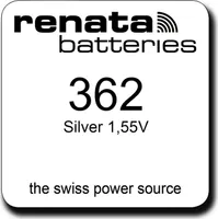 Renata Watch 362 Uhrenbatterie SR721SW 0% Mercury 1,55 V ...