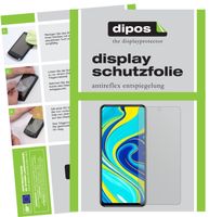 2x Xiaomi Redmi Note 9 Pro Schutzfolie matt Displayschutzfolie Folie Display