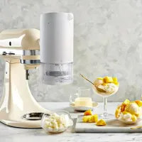 Für Kitchenaid Eisbereiter für Küchenmaschinen 5KSMSIA Shave Ice Vorsatz Weiss