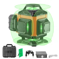 VEVOR Kreuzlinienlaser 30m Lasernivellier Selbstnivellierend Linienlaser 520nm±10nm Laserwellenlänge Baulaser ±0,28cm bei 10m Kreuzlaser ±3° Staub- & Wasserdicht inkl. Lithiumbatterie Typ-C-Leitung
