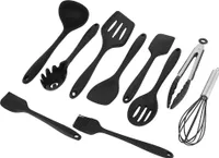 10 teile/satz Antihaft-Food Grade Silikon Küche Utensil Kochen Werkzeuge Set Kit