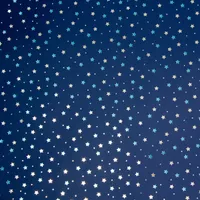 Geschenkpapier mit metallic glänzenden Sternenmuster 70cm x 2m Rolle blau