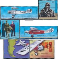 Briefmarken Argentinien 2000 Mi 2582-2587 (kompl.Ausg.) postfrisch Argentinische Flugpost
