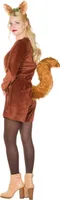 Kostüm Eichhörnchen Jumpsuit Overall, Groesse:36