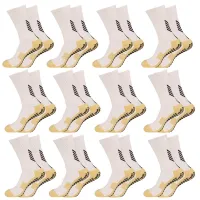 minhgoring Fußballsocken 12 Paar-Pack Sportsocken Rutschfeste Sportstrümpfe gr.39-46