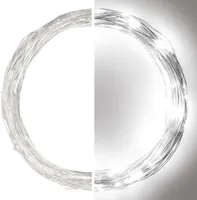 EMOS LED Weihnachts-Nanokette silber 10m D3AC01