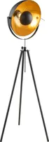 Globo Lighting Stehleuchte Metall schwarz, 1x E27