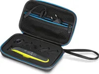 Wicked Chili Tasche für Philips OneBlade Rasierer, Aufsätze und Ersatzklingen, One Blade Tasche Trimmer Reisetasche Schutzhülle Case Etui (Zubehörfach für Netzteil, QP2520, QP2530, QP2531) schwarz