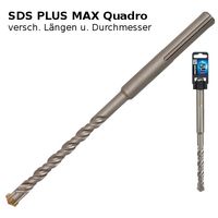 Quadro SDS MAX Hammerbohrer S4 24 mm 600 mm