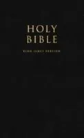 SVÄTÁ BIBLIA: Jamesa (KJV) Populárne darčekové a ocenené čierne koženkové vydanie