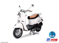 MiniMe Weiß 50ccm 45 km/h Retro Motor Roller Scooter Moped