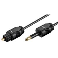 2m Optisches Toslink Kabel - Toslinkstecker auf 3,5mm Mini Stecker Kabel ø 2,2mm