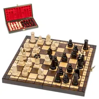 Peradix Schachspiel aus Holz - Magnetisch Schachbrett Schach Klappbar  Handgefertigt Wooden Chess Set mit Schachfiguren groß Reisenschach für  Kinder und Erwachsene 35 * 35 cm: : Spielzeug