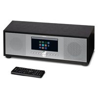 MEDION P66400 All in One Audio System (Internetradio, DAB+, CD/MP3-Player, Spotify Connect, Amazon Music, PLL UKW Radio, USB, AUX, Kompaktanlage, Subwoofer Weckfunktion