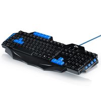 CSL USB Gaming Tastatur mit 5 Makro Tasten exzellenter Schreibe- & Spielkomfort