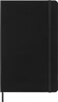 Moleskine 18 Monate Tagesnotizkalender 2025/2026, L/A5, 1 Tag = 1 Seite, Fester Einband, Schwarz