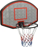 Möbel Basketballkorb Schwarz 90x60x2 cm Polyethylen - Basketballkörbe 93666