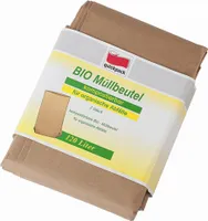 quickpack 078-537         Papier-Müllsack 120L 64+18x80cm, natur (2er Pack)
