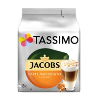 Tassimo Kapseln Jacobs Typ Latte Macchiato Caramel | 8 Kaffeekapseln