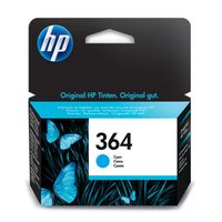 HP 364 - Cyan - Original - Tintenpatrone - für Deskjet 35XX| Photosmart 55XX, 55XX B111, 65XX, 65XX B211, 7510 C311, 7520, eStation C510
