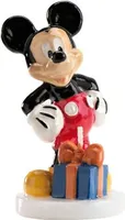 Kerze - Kuchenfigur Mickey 8cm mit Geschenk