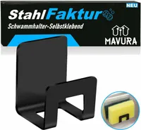 StahlFaktur Edelstahl Schwammhalter Küche Wandhaken Organizer selbstklebend