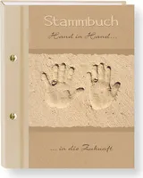 Abverkauf % Stammbuch der Familie Hand in Hand Stammbücher A4 Familienstammbuch Trauung Stammbaum Maritim Strand Hochzeit Meer
