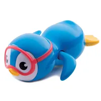 Munchkin Badespielzeug - Schwimmender Pinguin - Aufziehpinguin für die Badewanne - Badespielzeug für Jungen und Mädchen