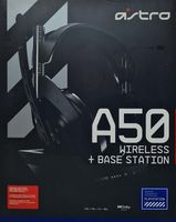 ASTRO Gaming A50 Wireless Over-Ear Gaming-Headset mit Basestation (4. Gen.), Dolby Audio, Game/Voice Balance Control, 2,4 GHz Kabellos, für PS5, PS4, PC, Mac - Schwarz