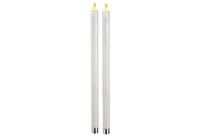 BEST SEASON 2 LED svietniky Twinkle 30x5cm biele