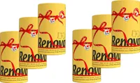 6er Pack Renova Küchenrollen - entspricht 18 Standardrollen - gelb - Küchenrolle Küchenpapier 2-lagig - Maxi Rolle - farbig - bunt - Papierrolle - Allzwecktücher…