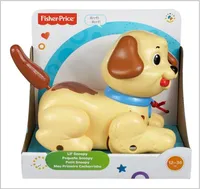 Fisher-Price Malý Snoopy - naučná hračka, pohyblivý pes s vodítkem
