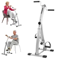 Gymform® Bi-Pedaler - Bewegungstrainer klappbar, Fitnesstrainer ,Fitnessgerät, platzsparend zusammenklappbar, 6 Tretwiderstände Sport im sitzen