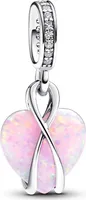 Pandora Mum Iridescent Heart Charm Pendant 793202C01 Přívěsek